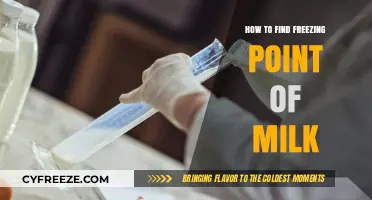 Discovering Milk's Freezing Point: A Simple Step-by-Step Guide