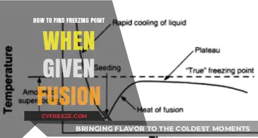 Finding Freezing Point: A Guide Using Fusion Data