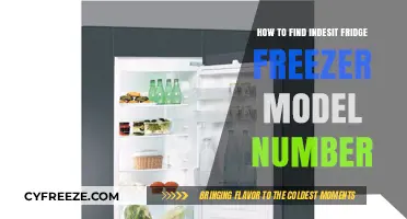 Locating Your Indesit Fridge Freezer Model Number: A Quick Guide