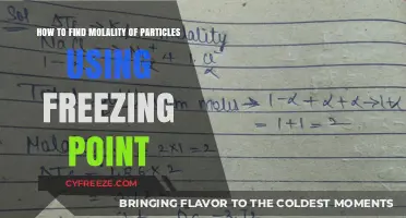 Finding Molality of Particles via Freezing Point Depression: A Guide