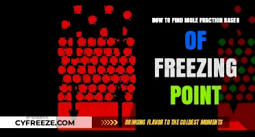 Finding Mole Fraction Using Freezing Point Depression: A Simple Guide