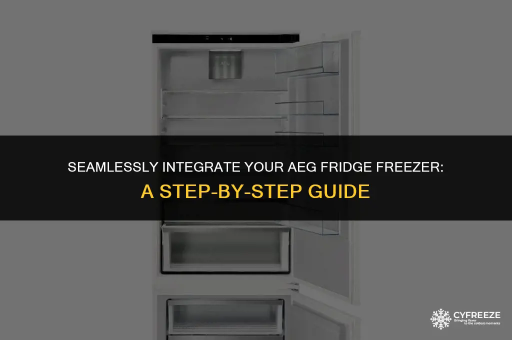 how to fit integrated fridge freezer aeg