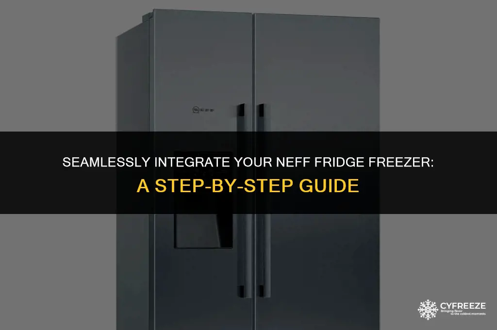 how to fit neff integrated fridge freezer