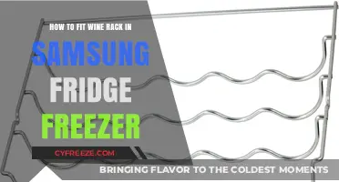 Maximizing Space: Fitting a Wine Rack in Your Samsung Fridge Freezer