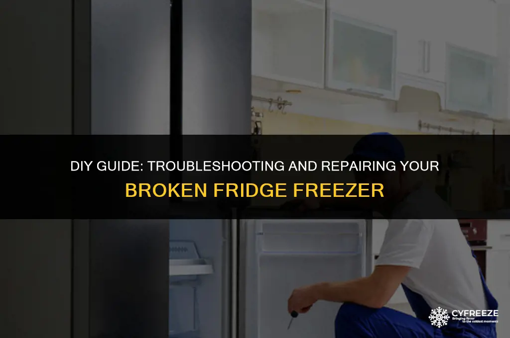 how to fix a broken fridge freezer