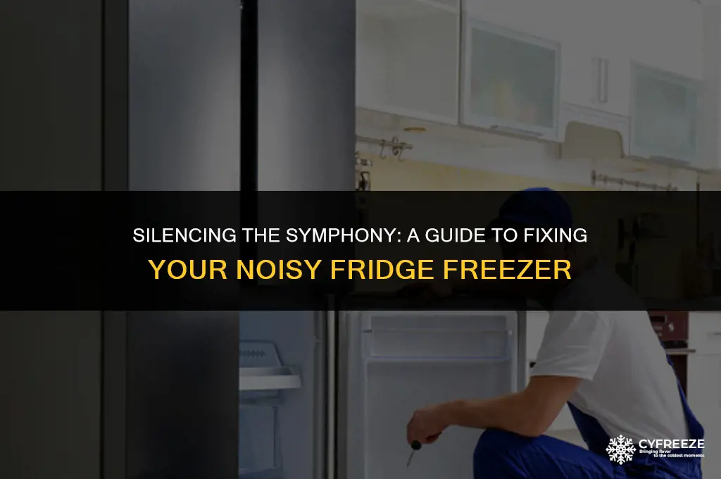 how to fix a noisy fridge freezer