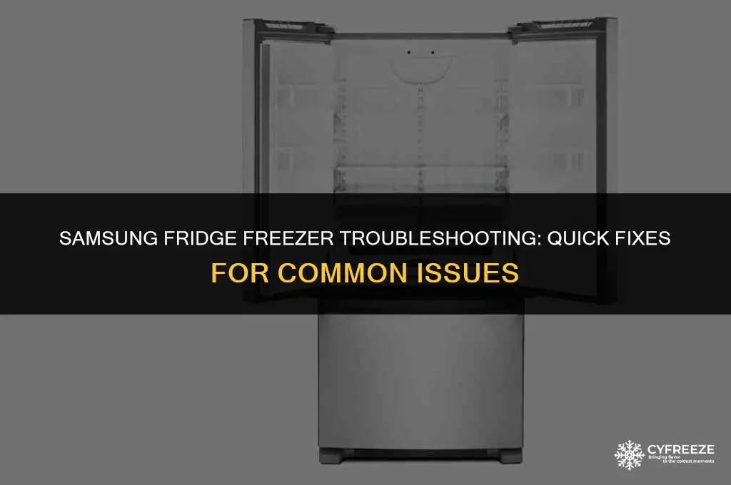 how to fix a samsung fridge freezer