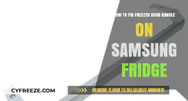 Easy Steps to Fix Your Samsung Fridge Freezer Door Handle