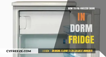 Dorm Fridge Fix: Troubleshooting Your Freezer Door Issues