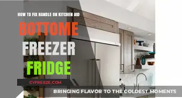 Easy Steps to Repair Your KitchenAid Bottom Freezer Fridge Handle