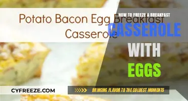 Egg-cellent Breakfast Casserole: A Guide to Freezing and Reheating