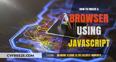 Freezing Browsers: A JavaScript Guide to Halt Web Pages Instantly