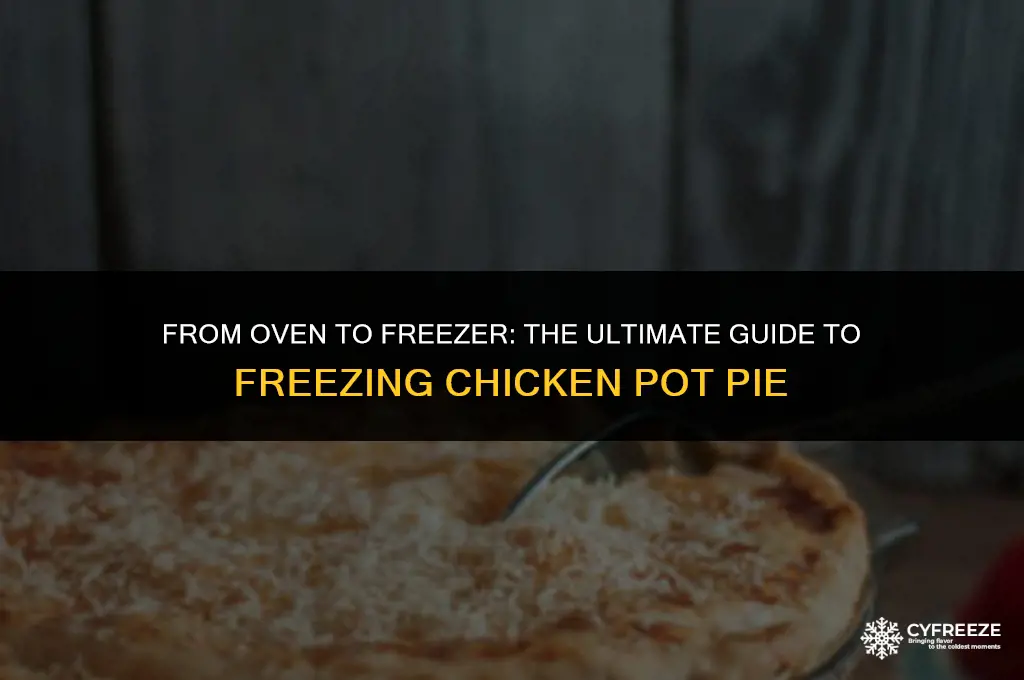 how to freeze a chicken pot pie