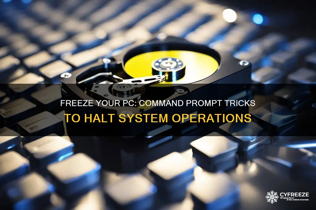 how to freeze a computer using cmd