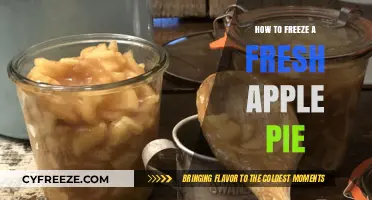 Preserving Perfection: A Guide to Freezing Fresh Apple Pie