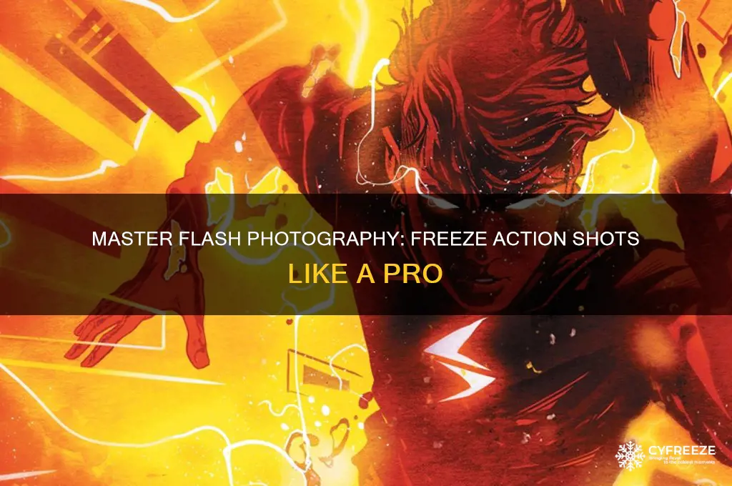 how to freeze action using flash
