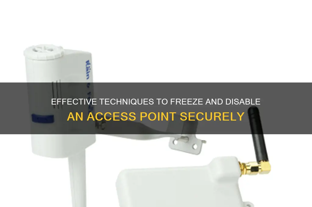 how to freeze an access point
