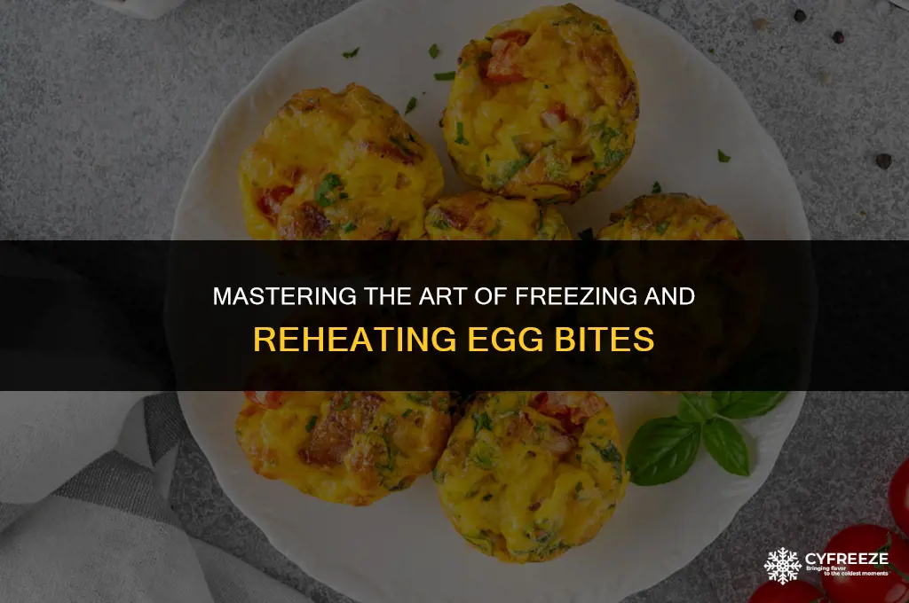 how to freeze and reheat egg bites