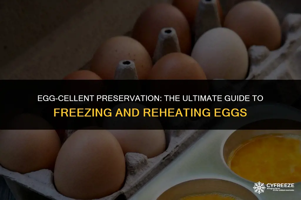 how to freeze and reheat eggs