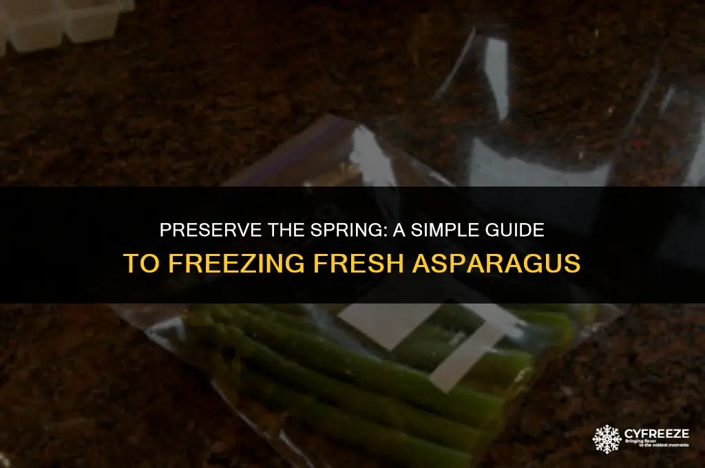 how to freeze asparagus fresh