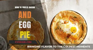 Mastering the Art of Freezing Bacon and Egg Pie