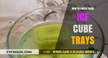 Preserve Freshness: A Guide to Freezing Basil in Ice Cube Trays