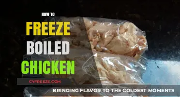Mastering the Art of Freezing Boiled Chicken for Perfect Preservation