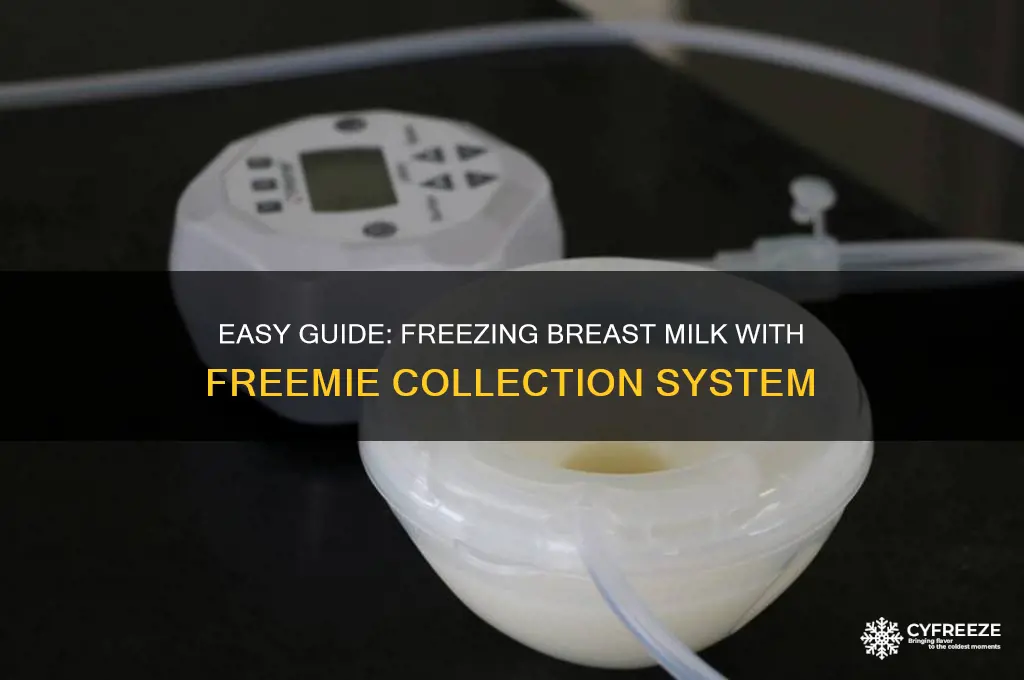 how to freeze breast milk using freemie