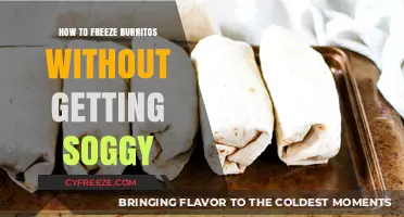 Perfectly Preserve Burritos: Avoid Soggy Freezer Results with These Tips