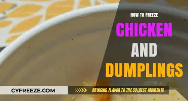 Mastering the Art of Freezing Chicken and Dumplings: A Step-by-Step Guide