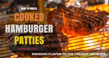Preserving Perfection: A Guide to Freezing Cooked Hamburger Patties