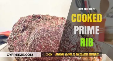 Mastering the Art of Freezing Cooked Prime Rib: A Step-by-Step Guide