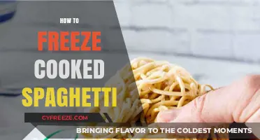 Mastering the Art of Freezing Cooked Spaghetti for Later Enjoyment