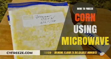 Quick Microwave Method: Freezing Corn for Freshness and Flavor