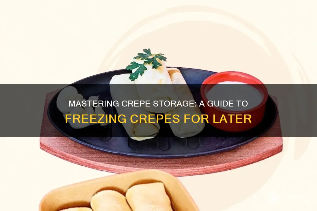 how to freeze crepes for later use
