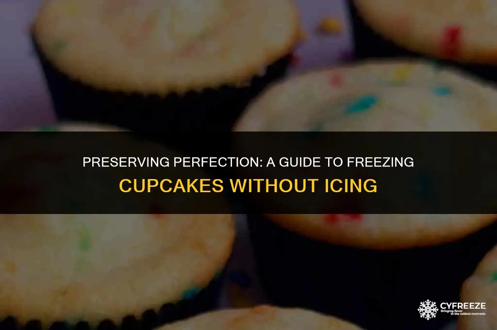 how to freeze cupcakes without icing