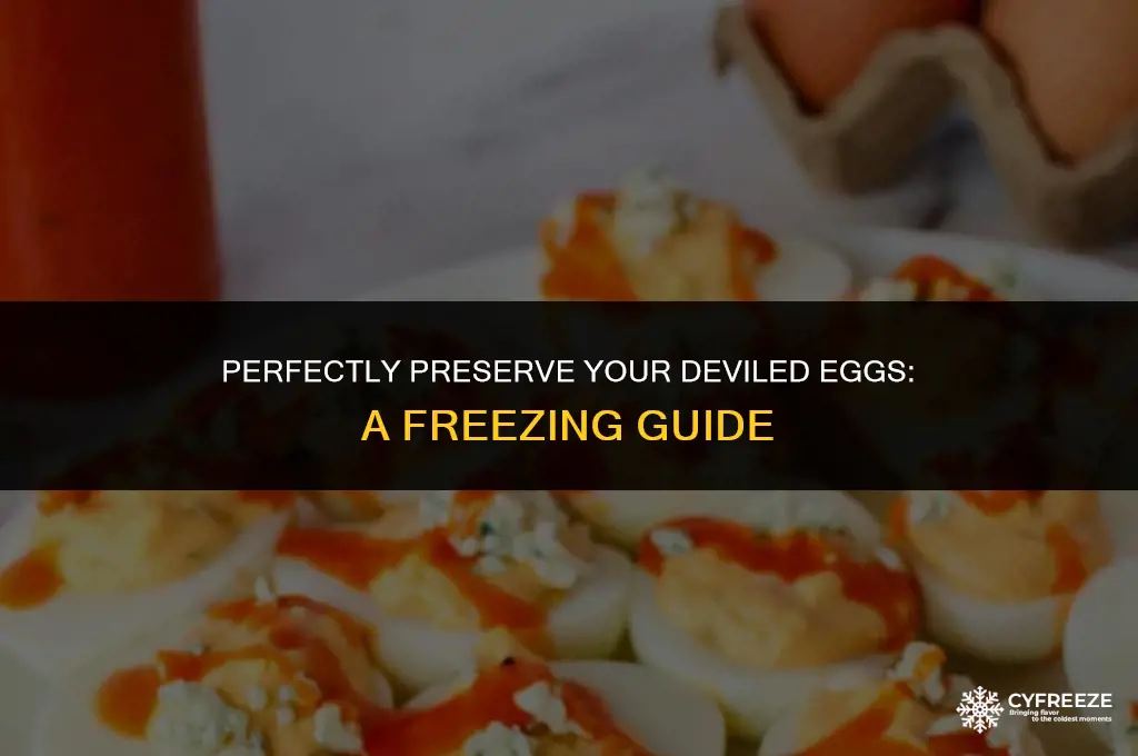 how to freeze deviled eggs