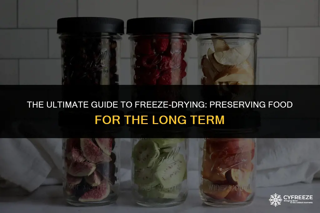 how to freeze dried