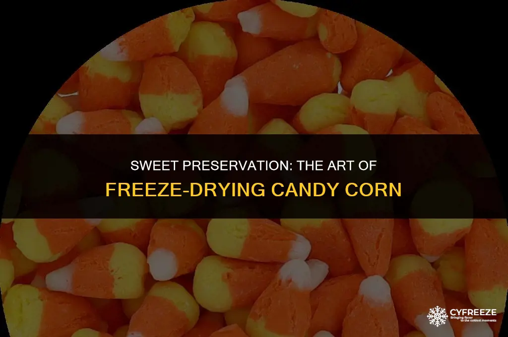 how to freeze dry candy corn