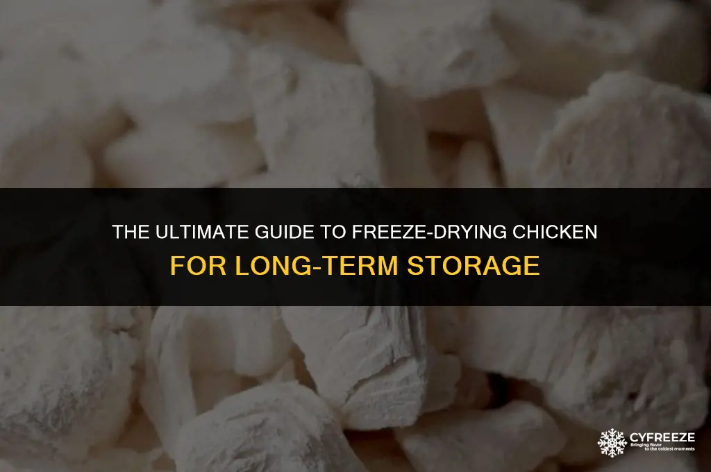 how to freeze dry chicken