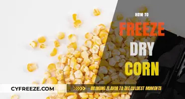 Preserving Summer's Bounty: A Guide to Freeze-Drying Corn