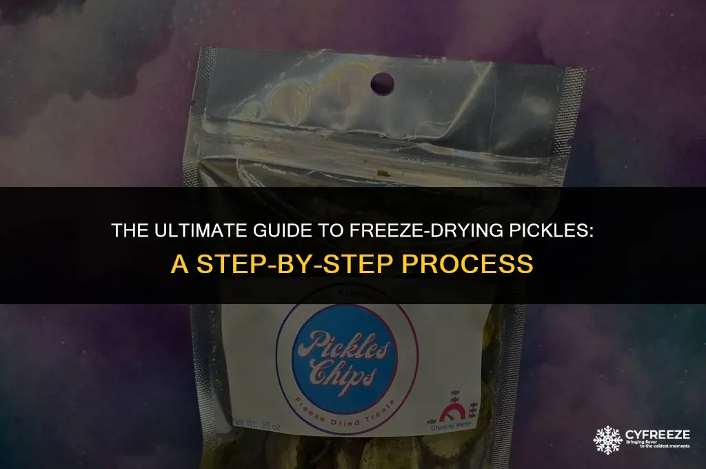 how to freeze dry pickles