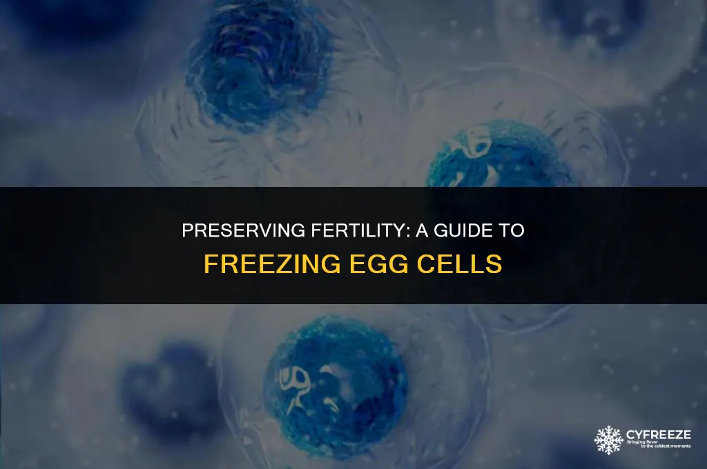 how to freeze egg cells
