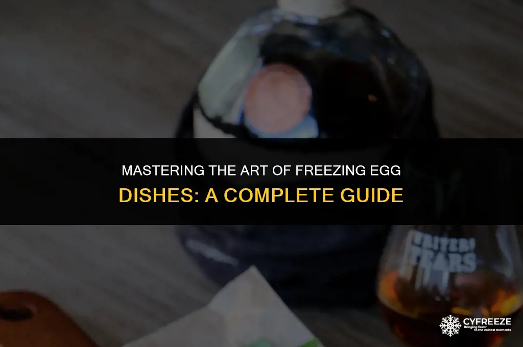 how to freeze egg dishes