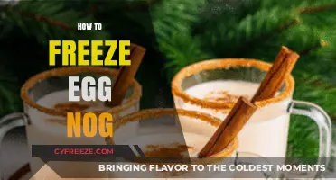 Festive Egg Nog Freezing: A Simple Guide for Holiday Smoothies
