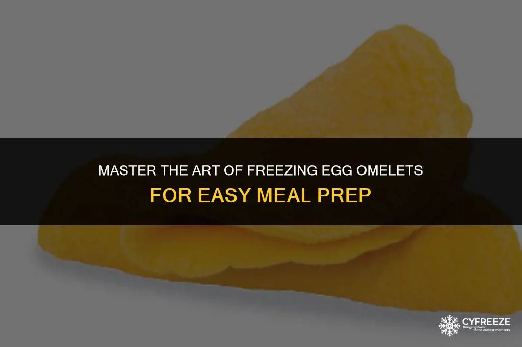 how to freeze egg omelets