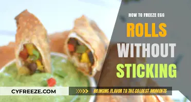 Mastering the Art of Freezing Egg Rolls: A Stick-Free Guide