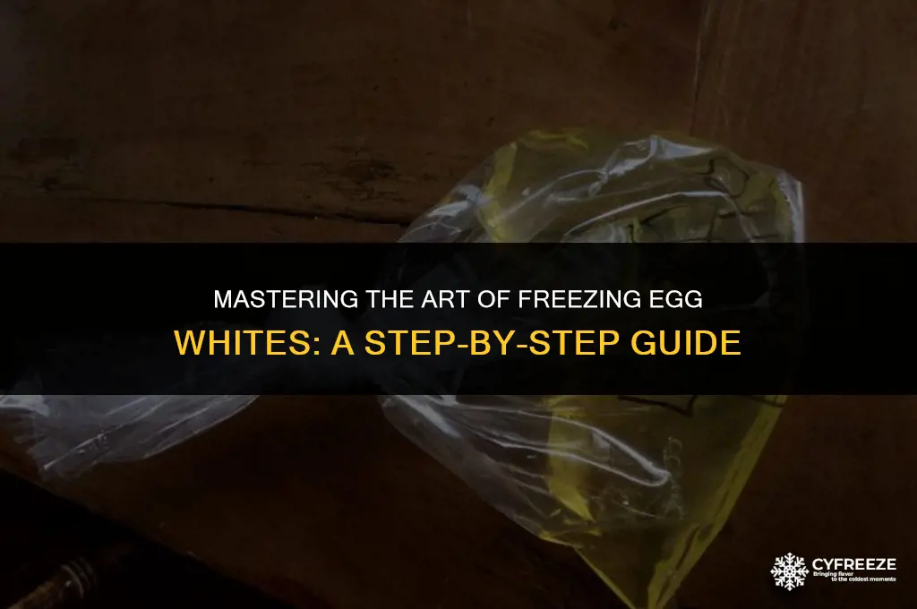 how to freeze egg white