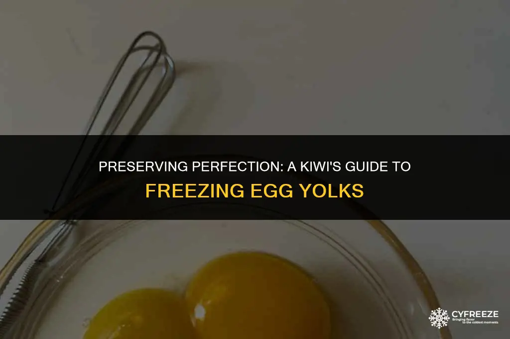 how to freeze egg yolks nz