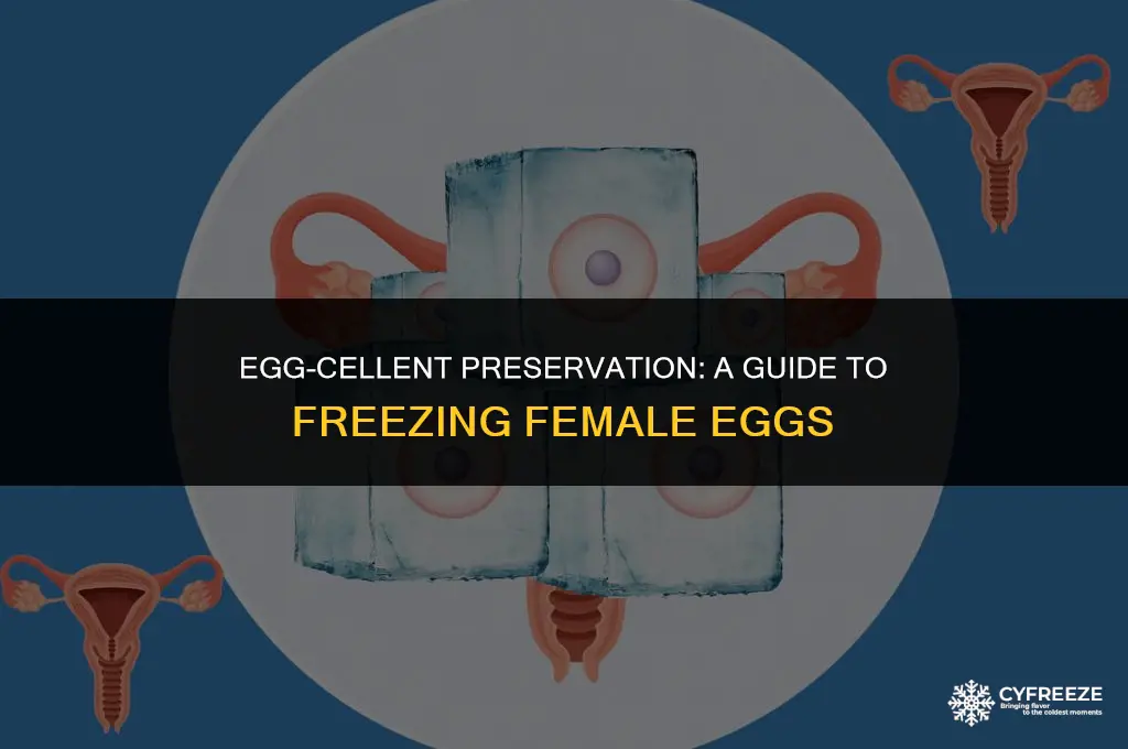 how to freeze eggs female
